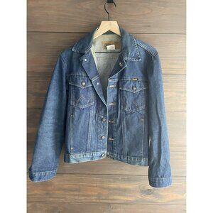 Wrangler 74145PW Cowboy Cut Unlined Denim Jacket, Small - Prewashed Denim